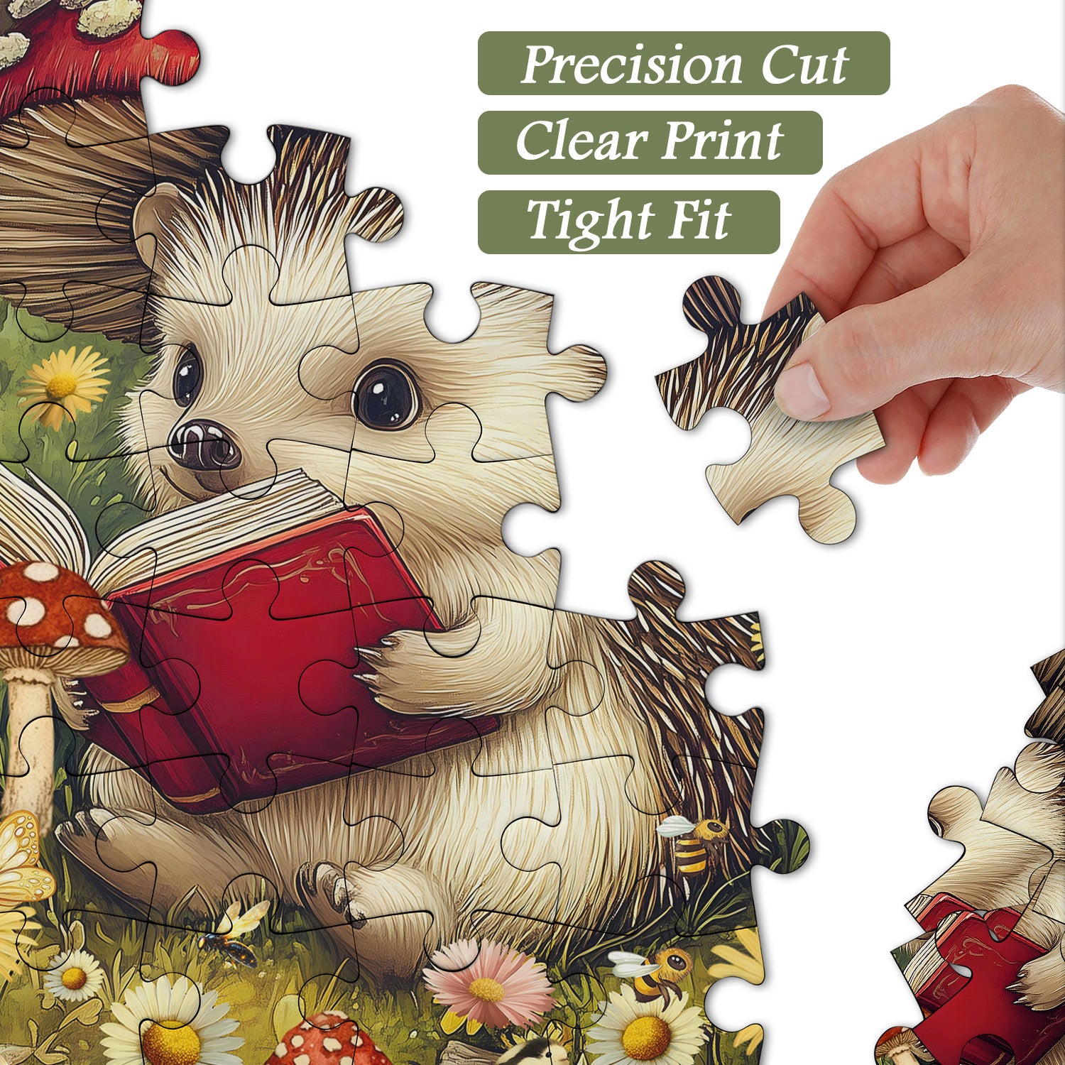 Bookish Mushroom Forest Jigsaw Puzzle 1000 Piece