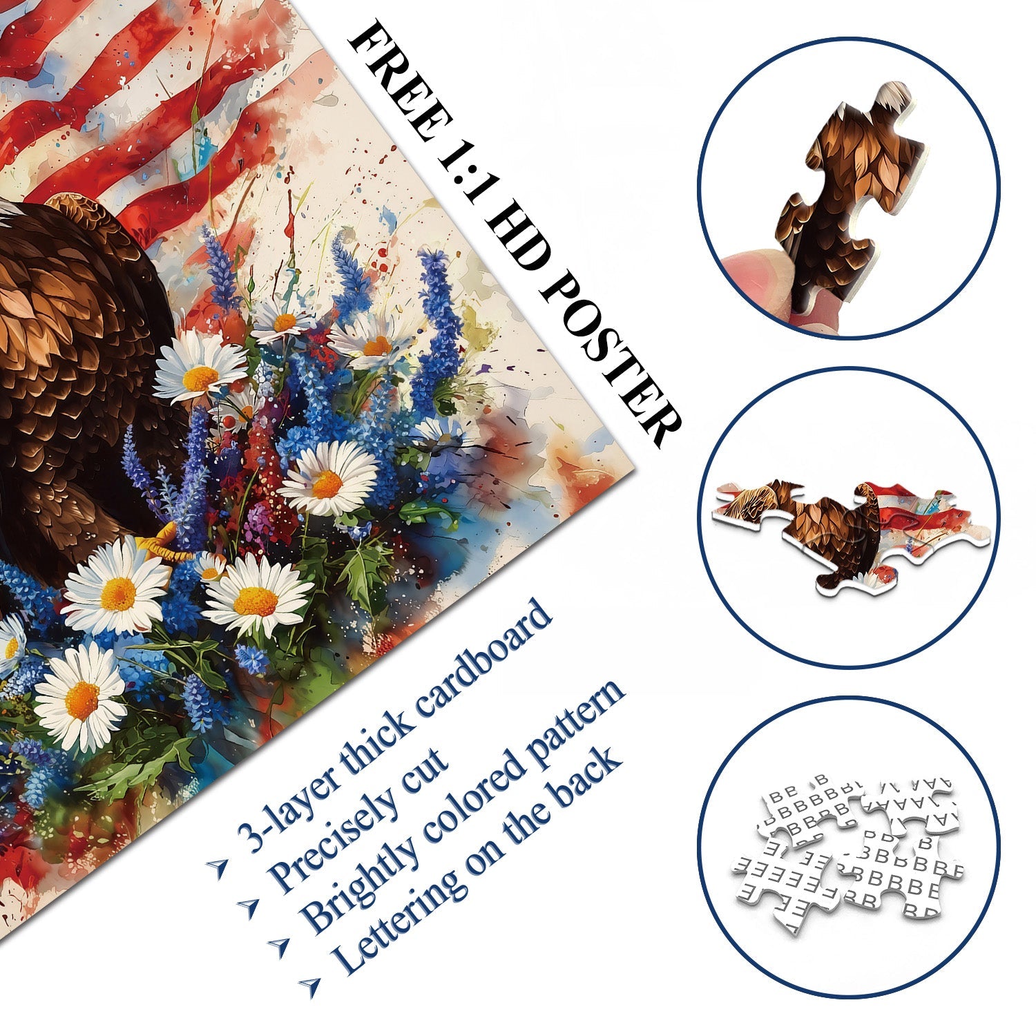 Eagle of Independence Jigsaw Puzzle 1000 Pieces