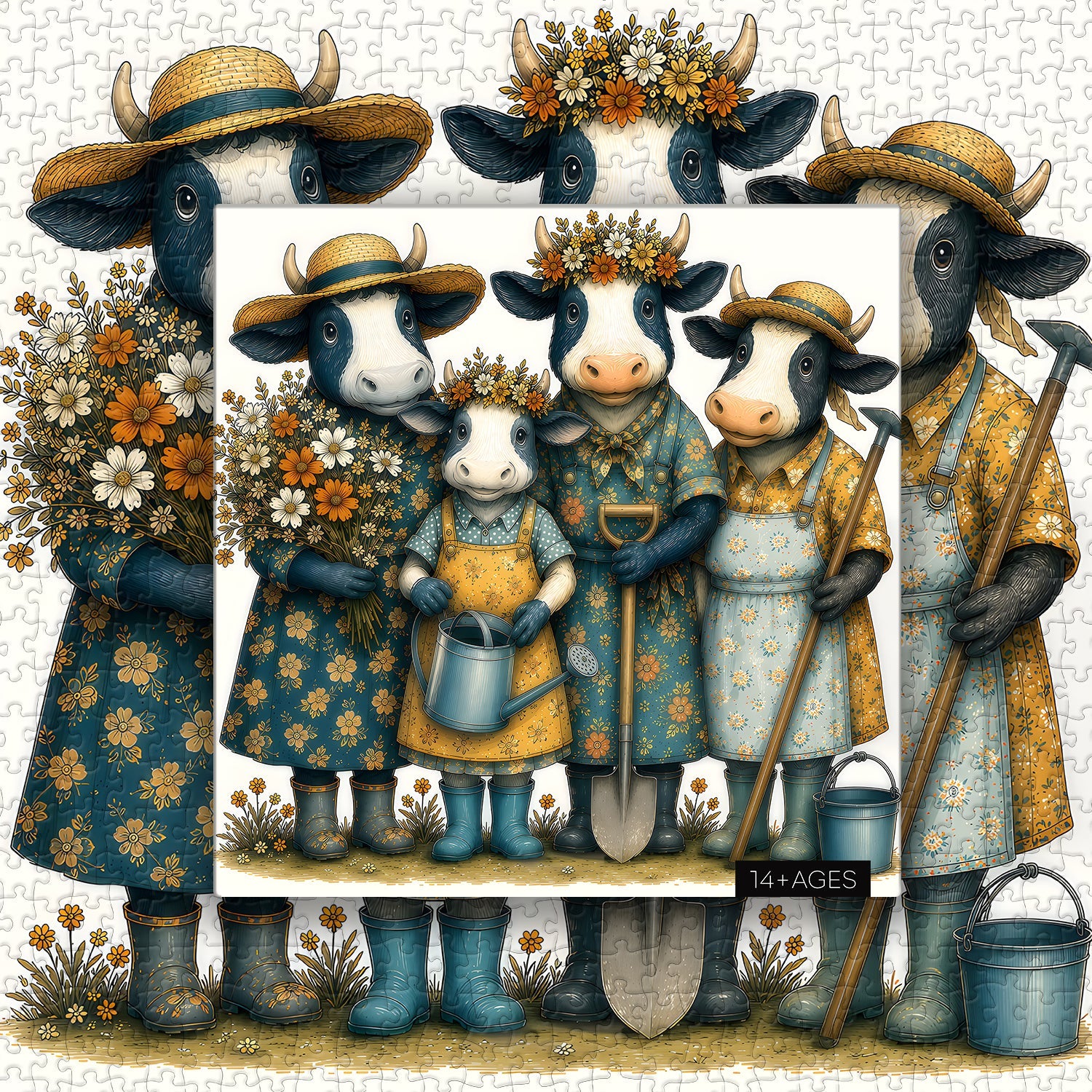 Garden Crew Jigsaw Puzzle 1000 Piece