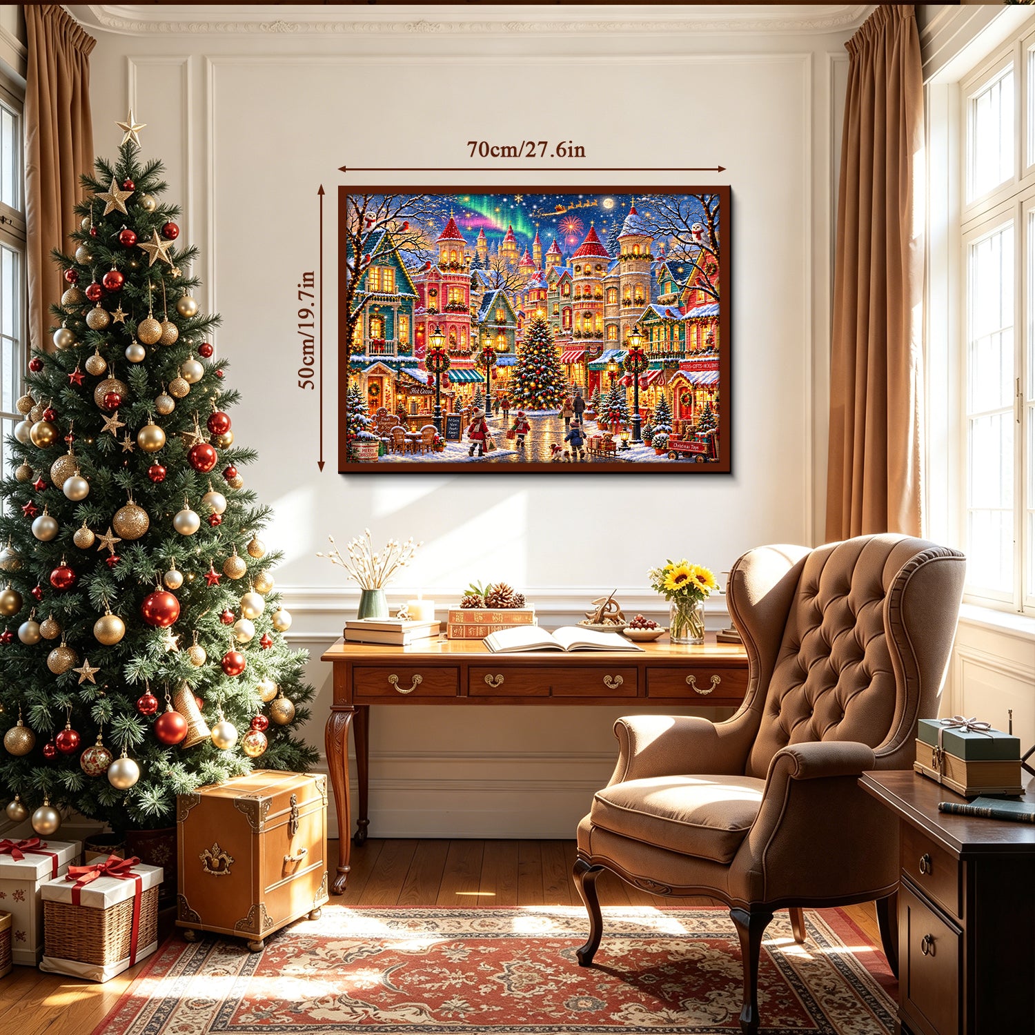Aurora Holiday Village Jigsaw Puzzle 1000 Pieces