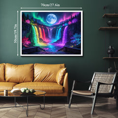 Moonlit Rainbow Falls Jigsaw Puzzle 1000 Pieces