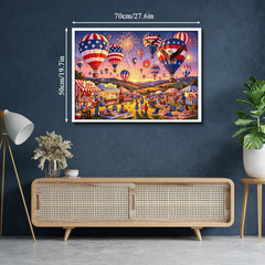 Hot Air Balloon Carnival Jigsaw Puzzle 1000 Pieces