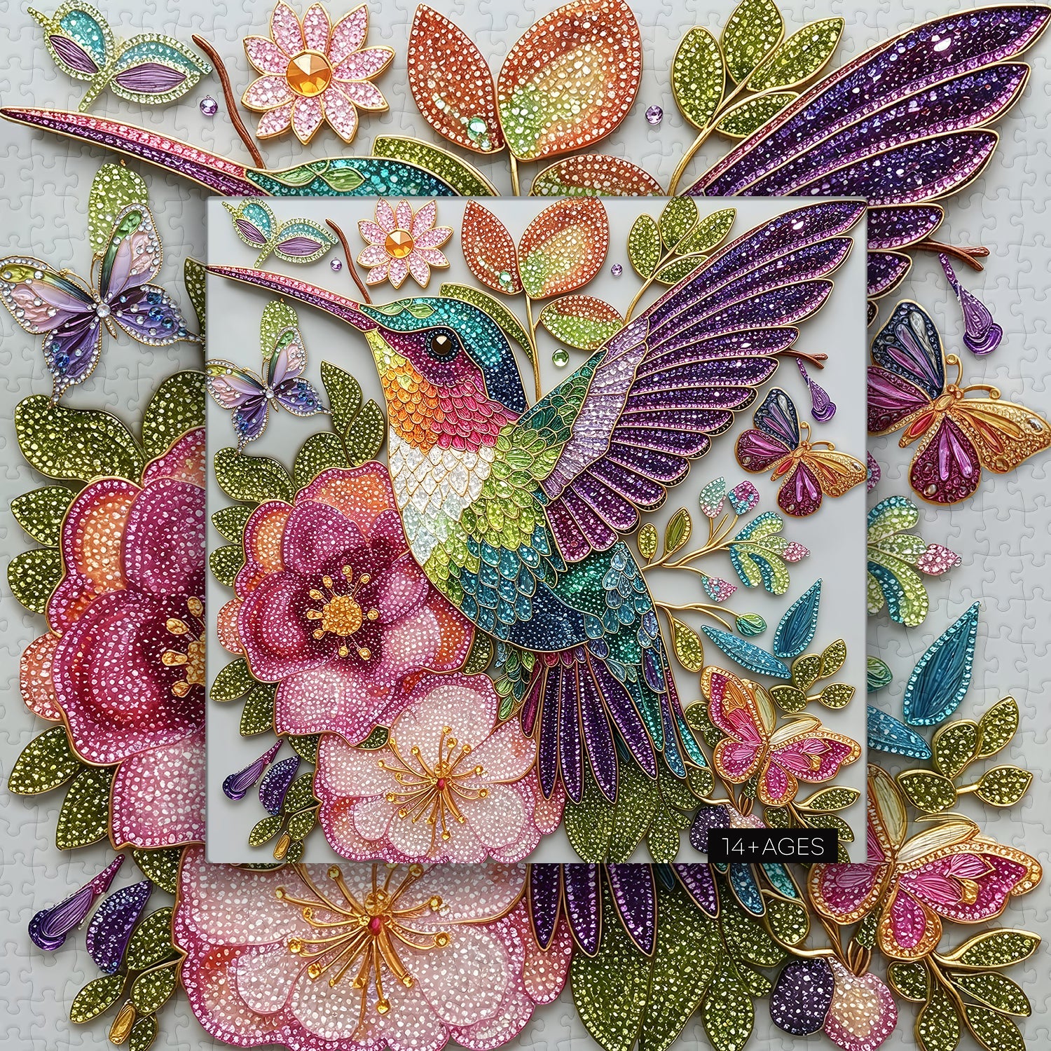 Puzzle de 1000 pièces Colibri gemme