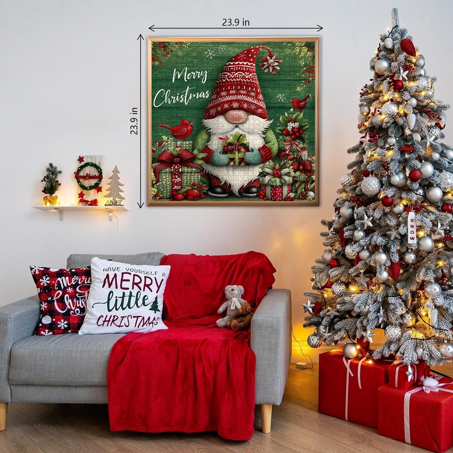 Christmas Gnome Jigsaw Puzzles 1000 Pieces