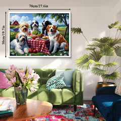 Puppy Gathering Jigsaw Puzzles 1000 Pieces