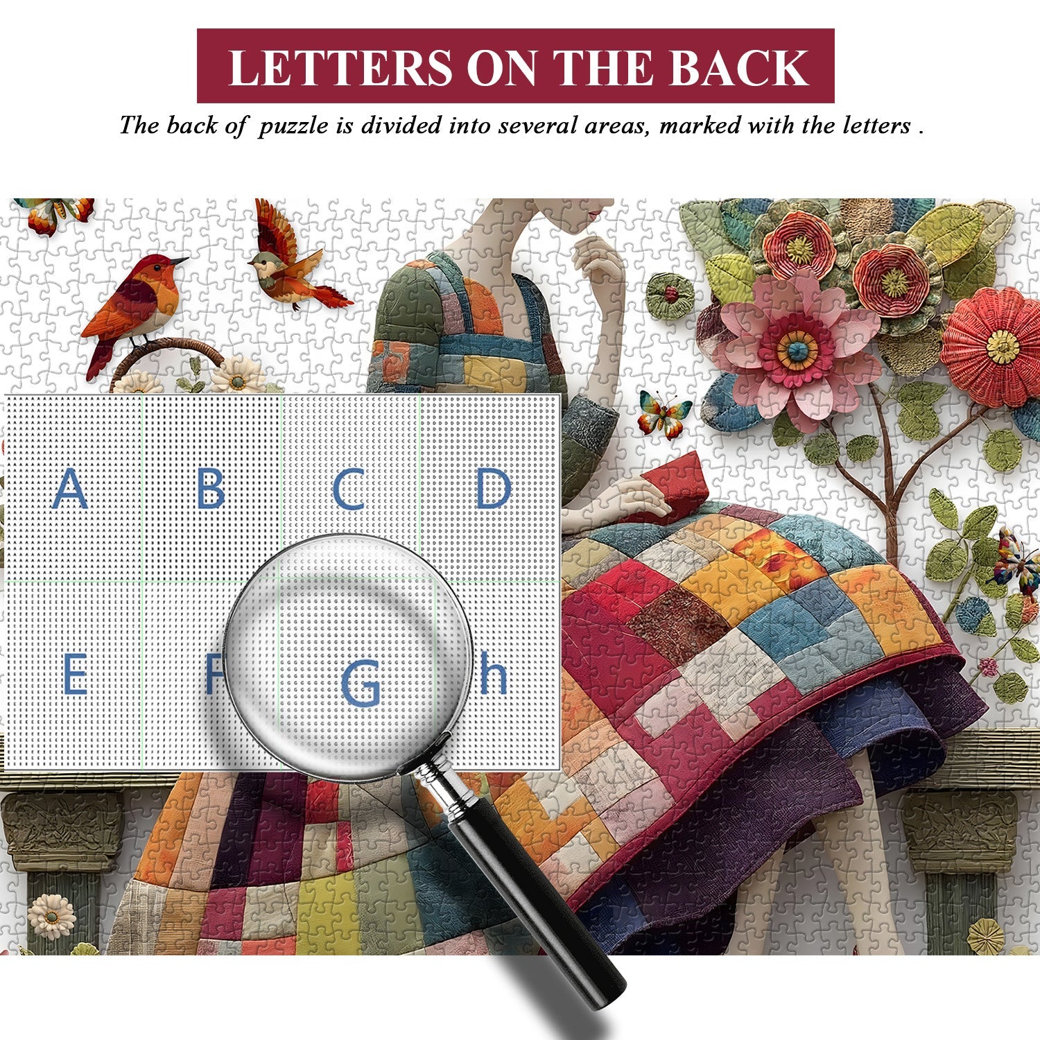 Patchwork Muse Jigsaw Puzzle 1000 Pieces