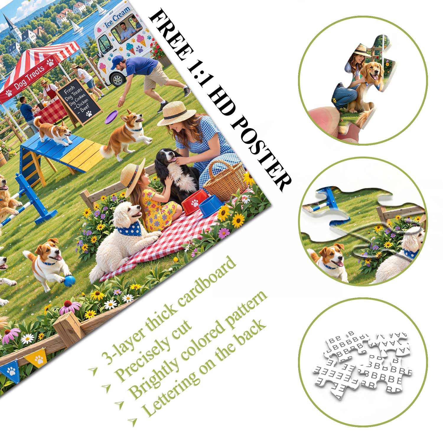Paws & Friends Jigsaw  Puzzle 1000 Piece