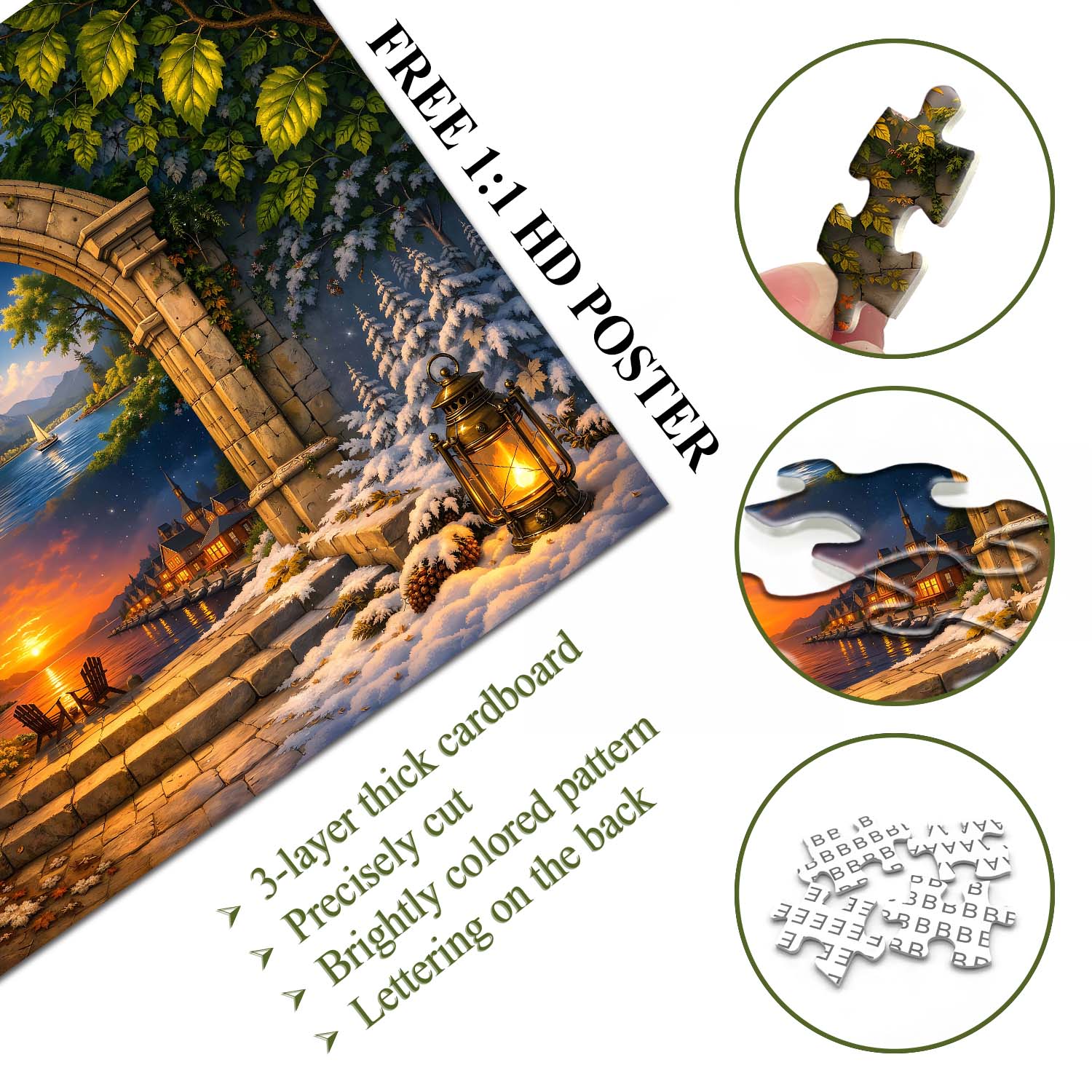 Hourglass Time Gate Jigsaw Puzzle 1000 Piece