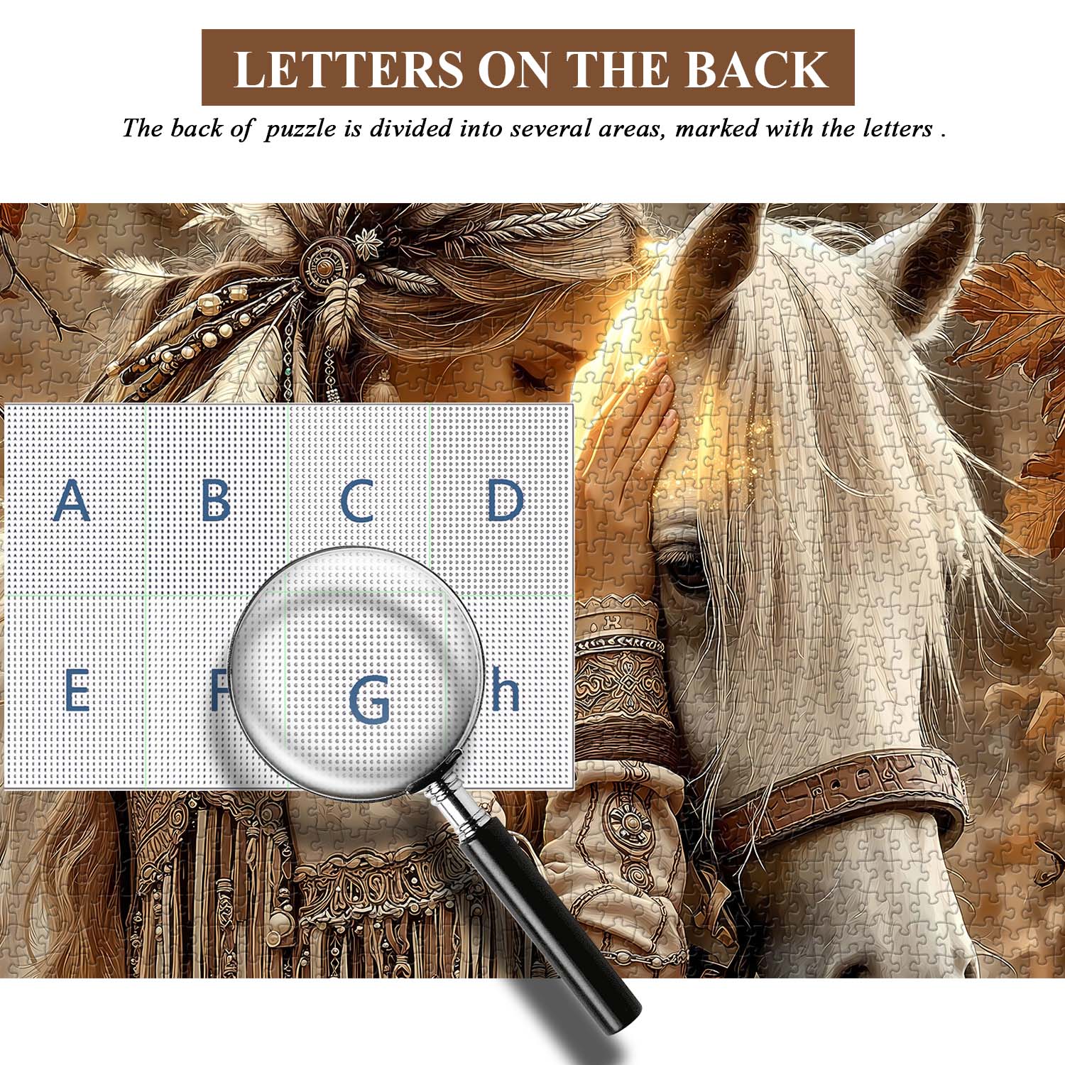 Maiden’s White Horse Jigsaw Puzzle 1000 Pieces