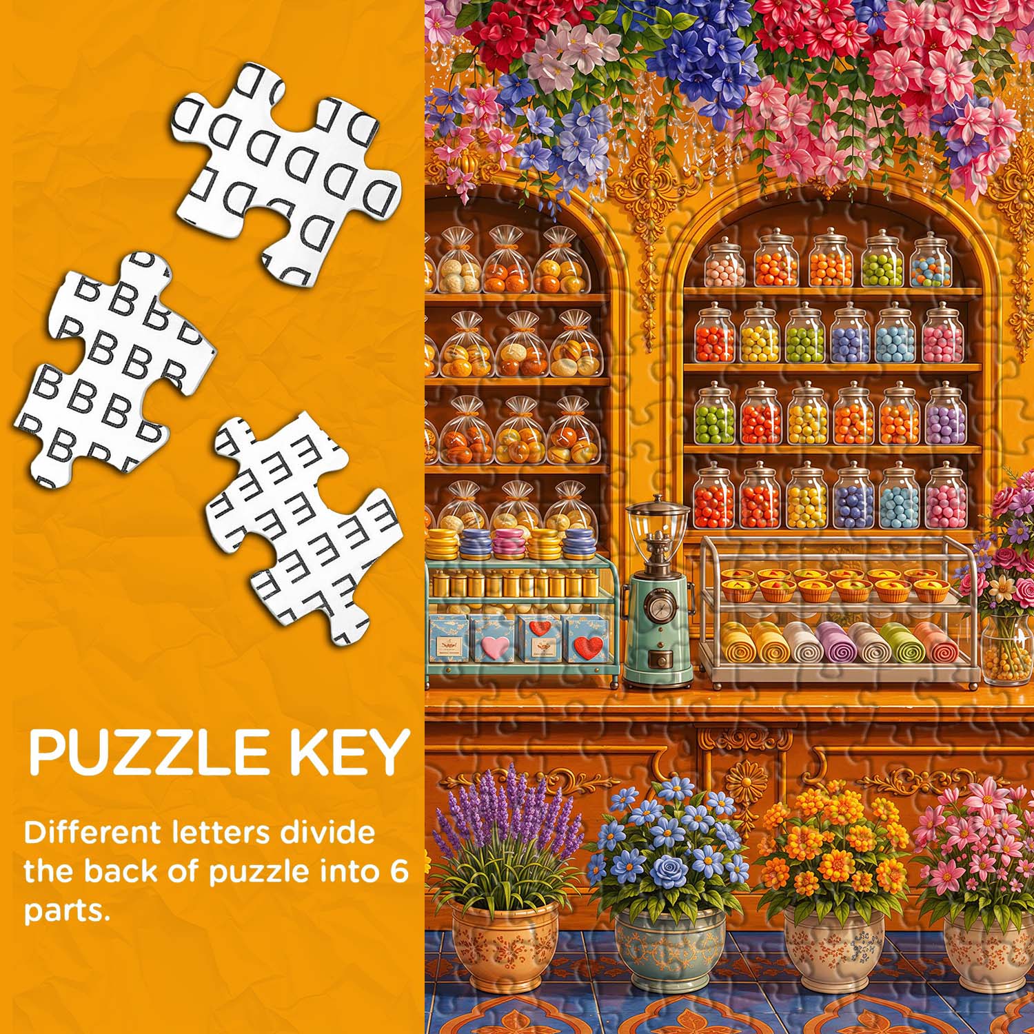 Floral Sweet Haven Jigsaw Puzzle 1000 Piece
