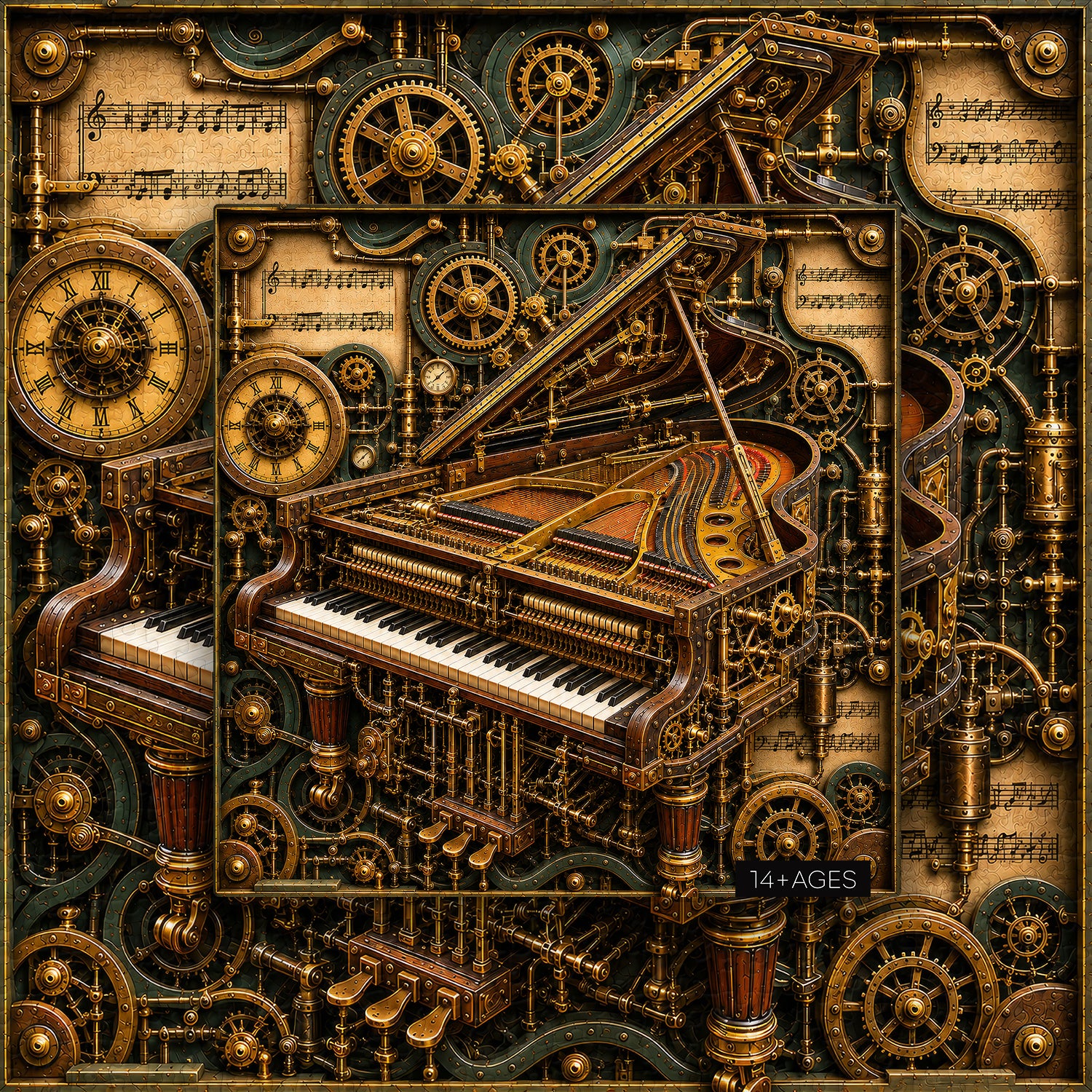 Clockwork Piano Jigsaw Puzzle 1000 Pieces