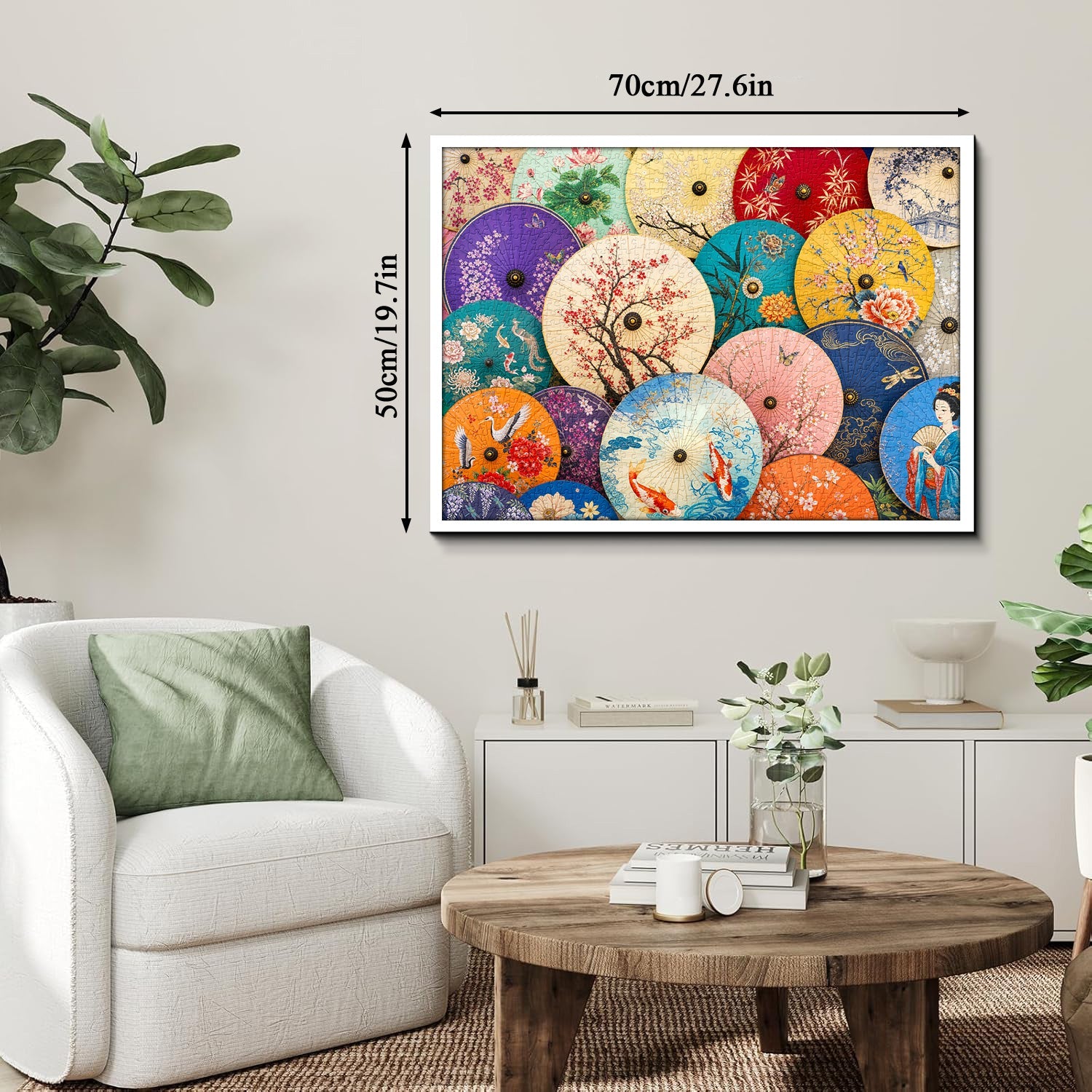 Umbrella Art Jigsaw Puzzle 1000 Piece