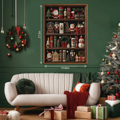 Christmas Bookshelf Jigsaw Puzzle 1000 Piece