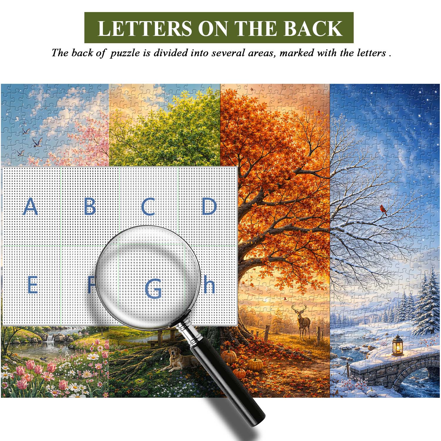 Four-Season Tree Jigsaw Puzzle 1000 Piece