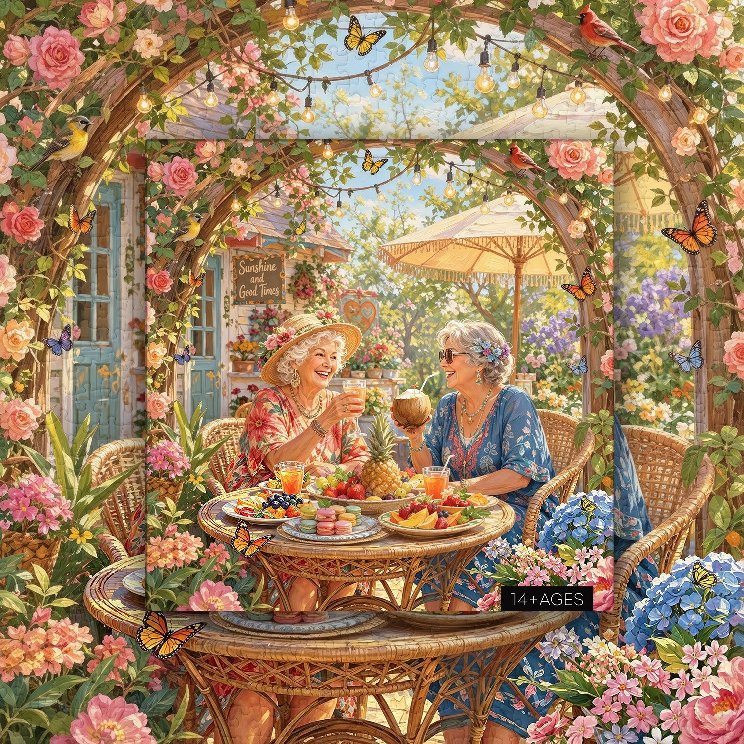 Garden Sisters Jigsaw Puzzle 1000 Piece