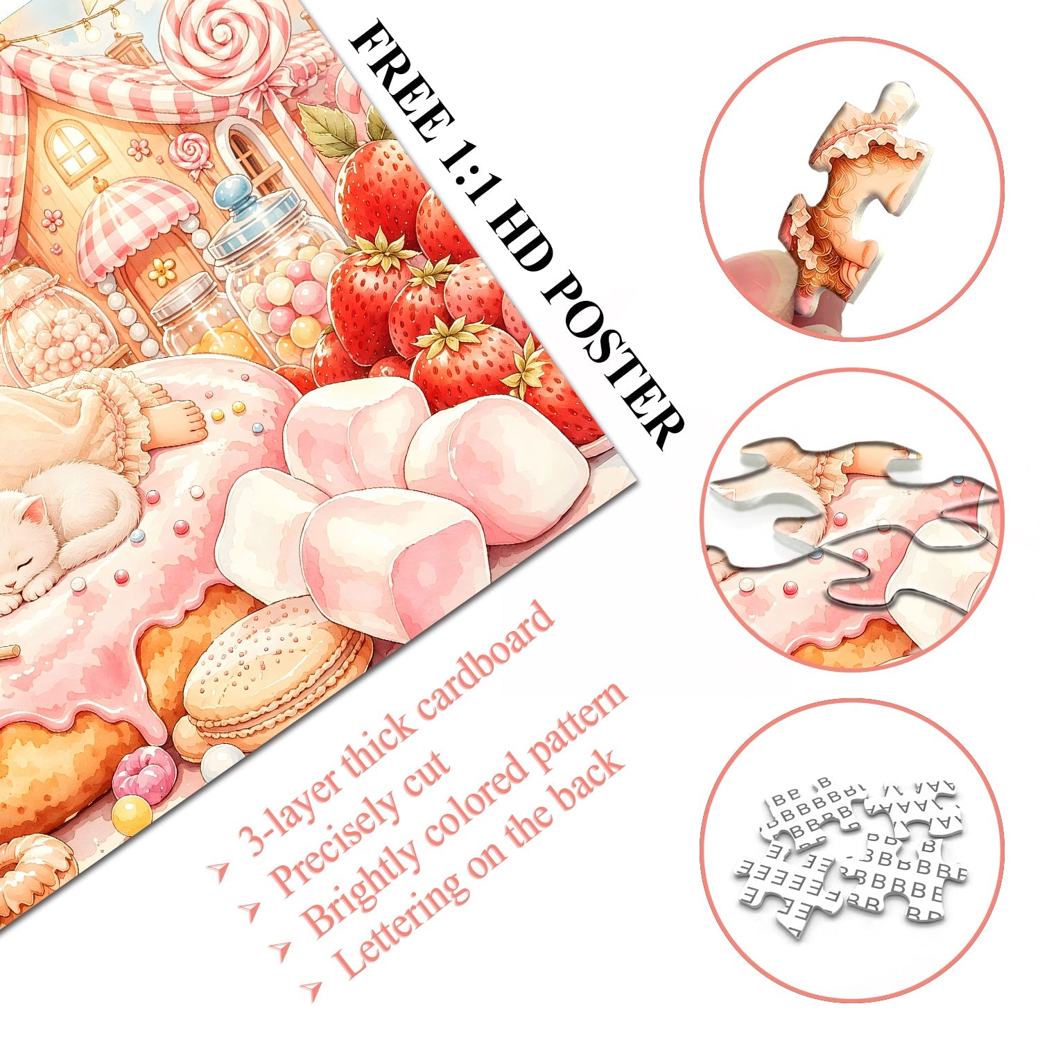 Sweet Candy Dream Jigsaw Puzzle 1000 Piece