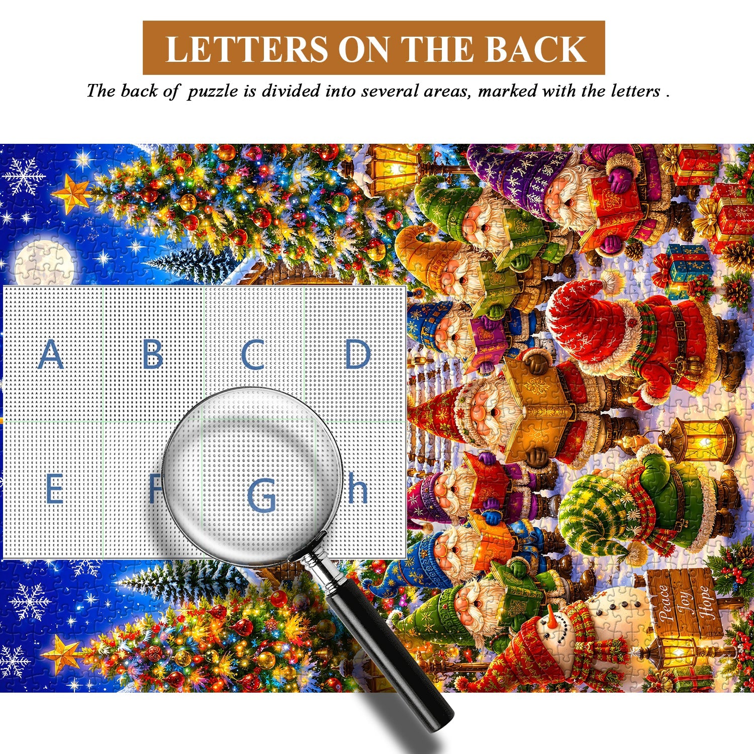 Christmas Gnome Village Jigsaw Puzzle 1000 Pieces