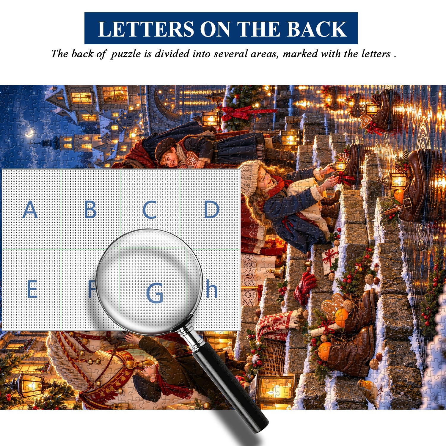 Riverside Winter Blessing Jigsaw Puzzle 1000 Pieces