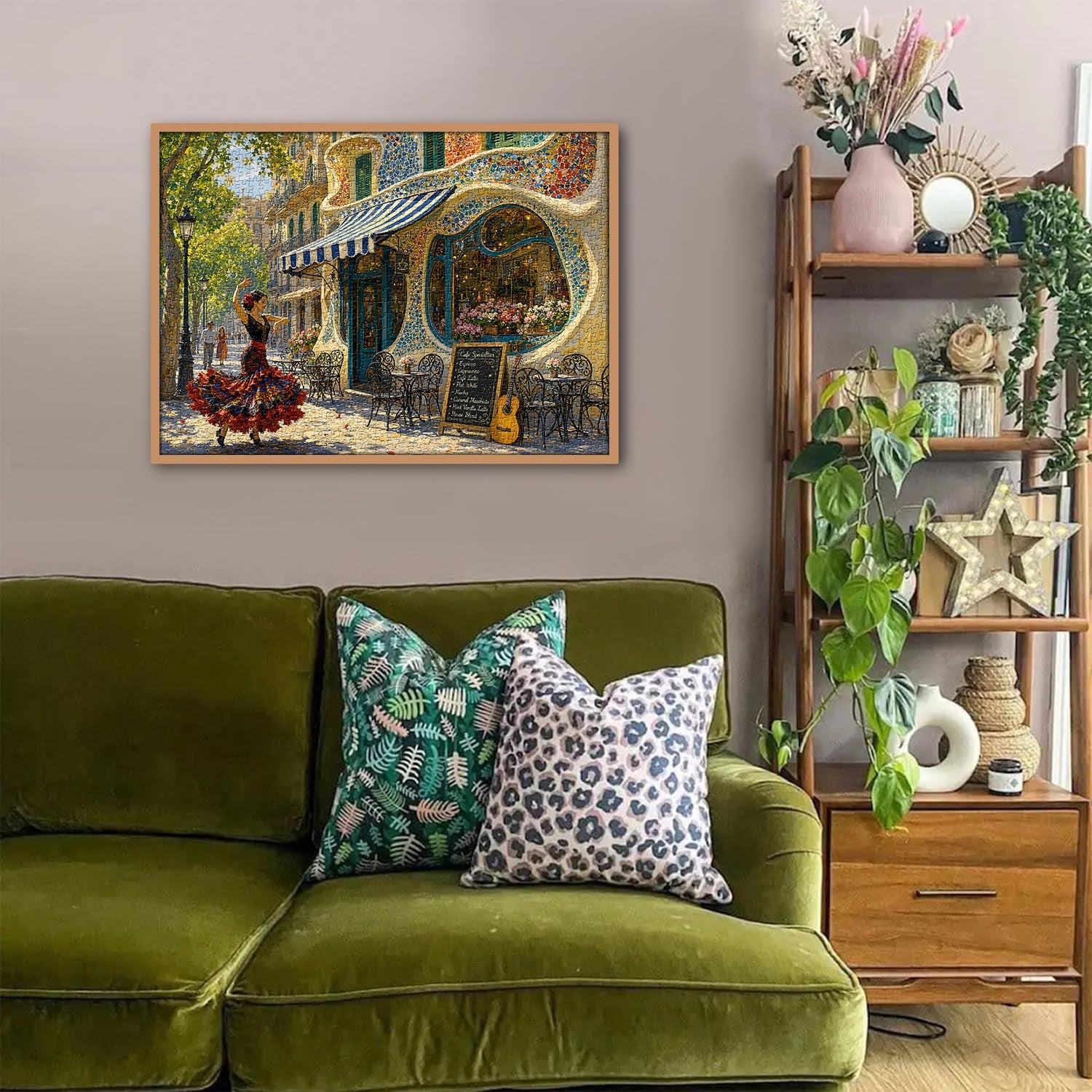 Porcelain Cafe ＆ Dancers Jigsaw Puzzle 1000 Pieces