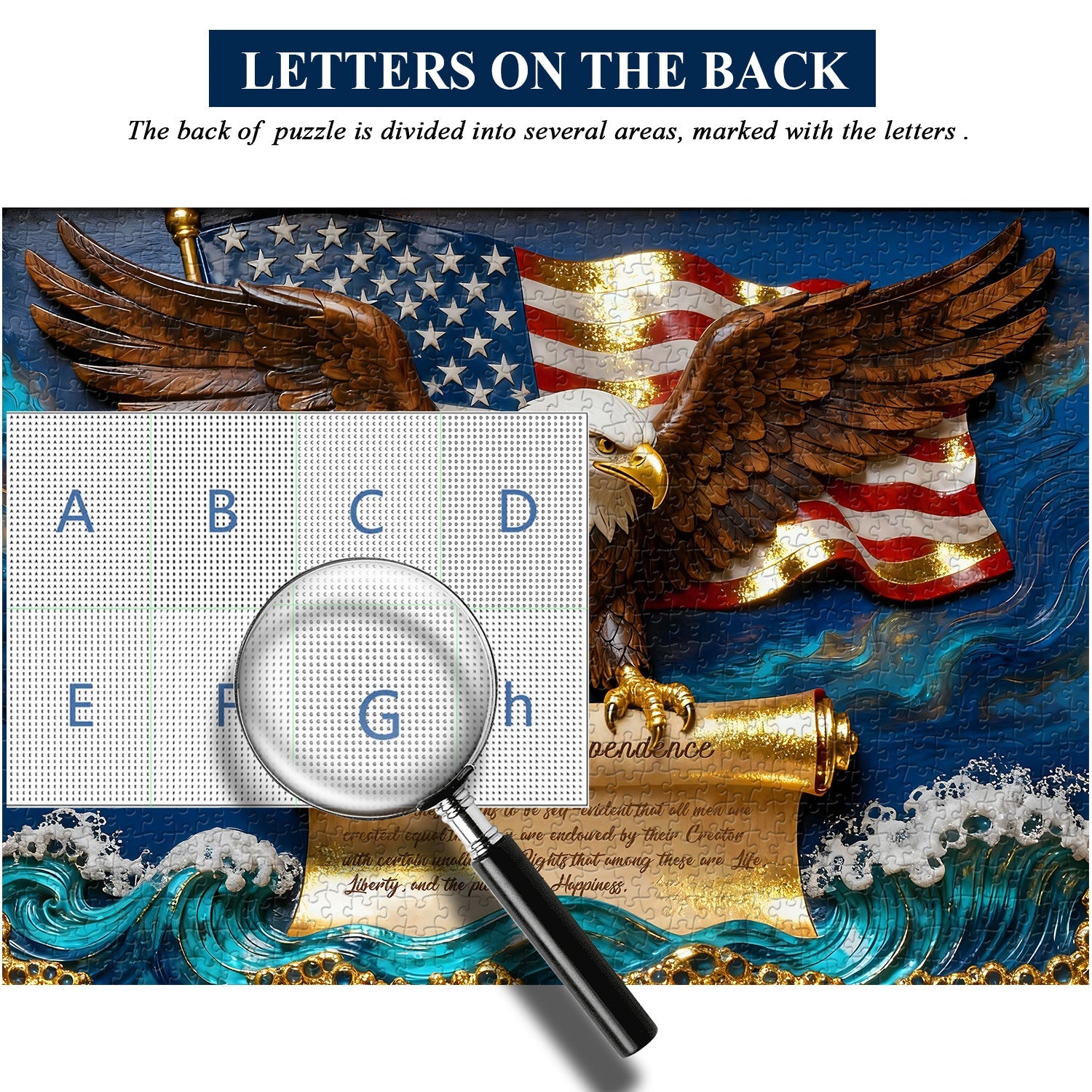 Eagle of Liberty Jigsaw Puzzle 1000 Pieces