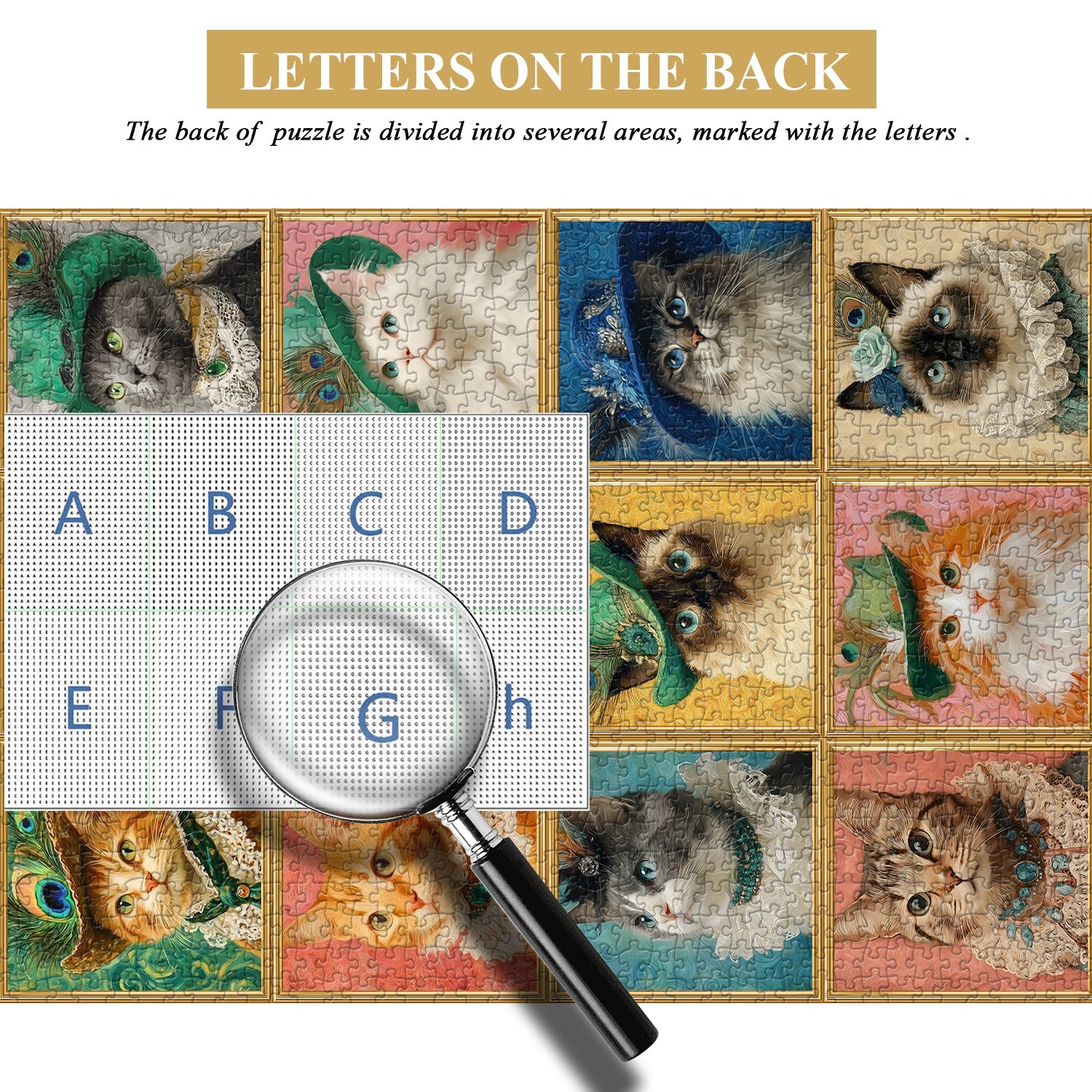 Vintage Cat Collection Jigsaw Puzzle 1000 Pieces