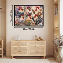 Patchwork Chick Band Jigsaw Puzzle 1000 Piece