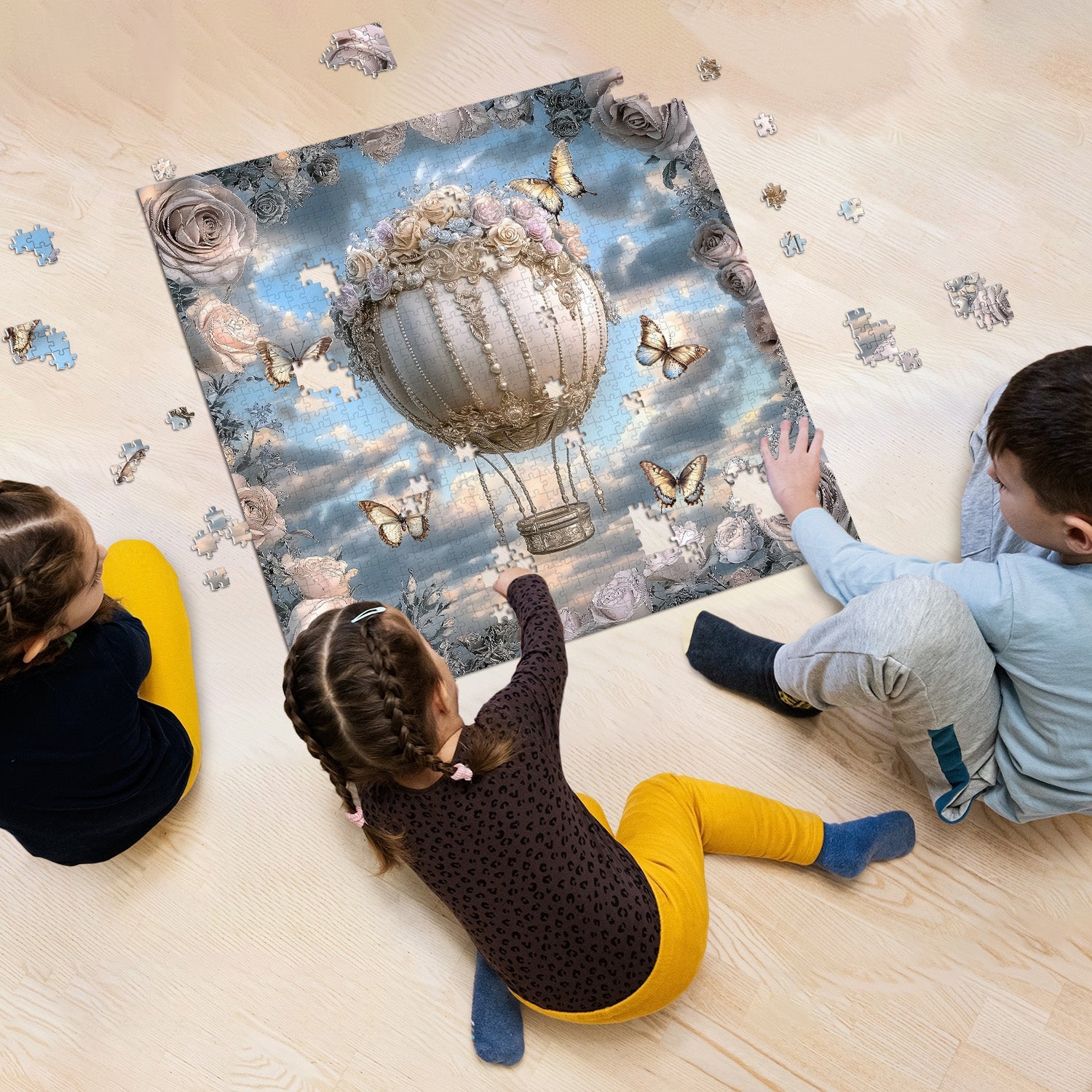 Fantasy-Heißluftballon-Puzzle, 1000 Teile
