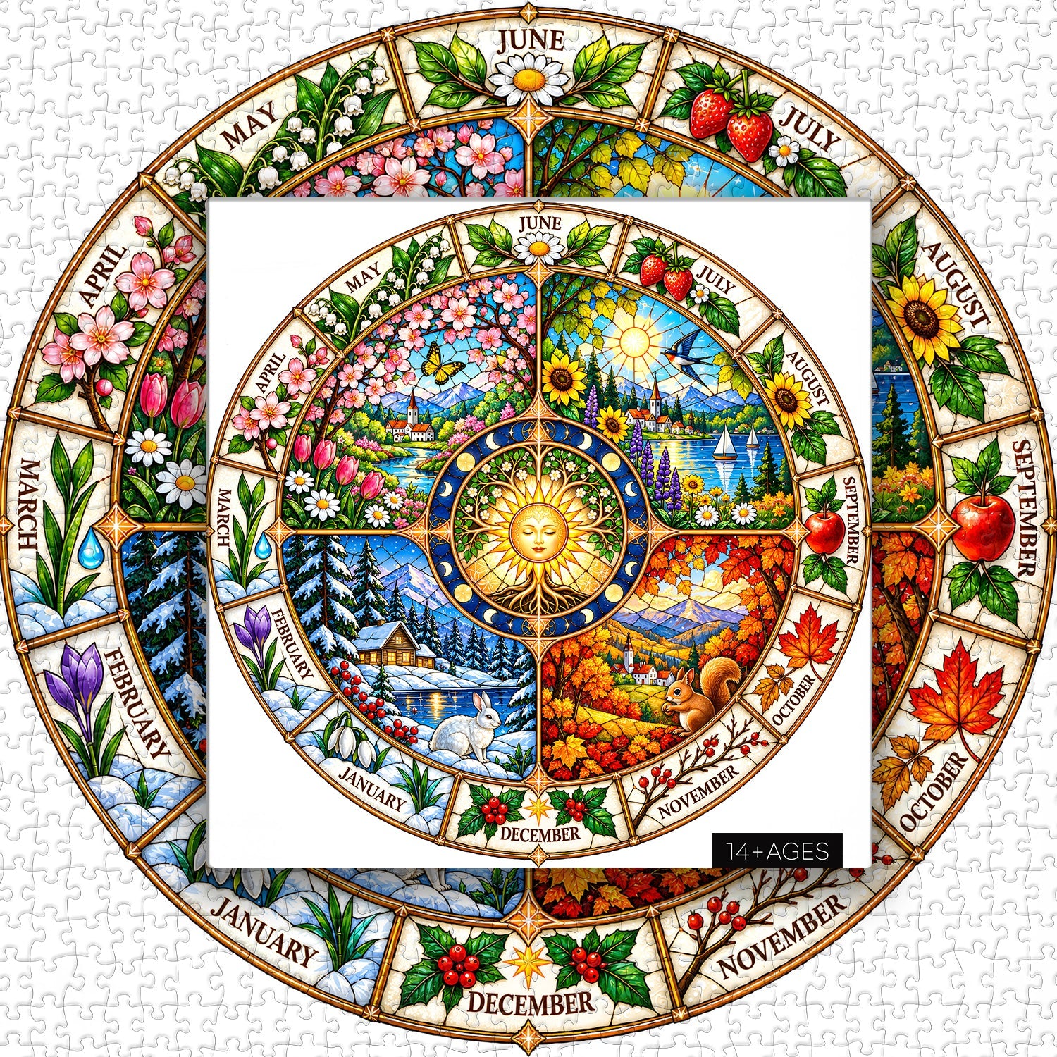 The Wheel of Life Jigsaw Puzzle 1000 Pieces