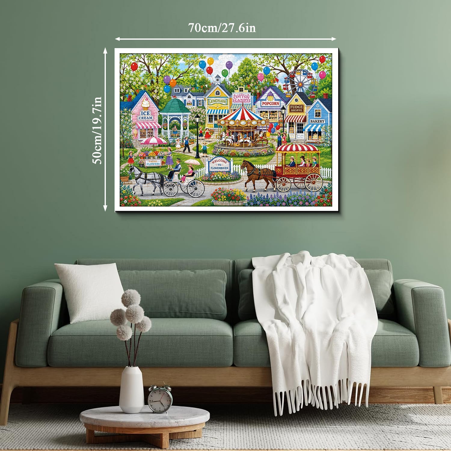 Vibrant Fair Jigsaw Puzzle 1000 Piece
