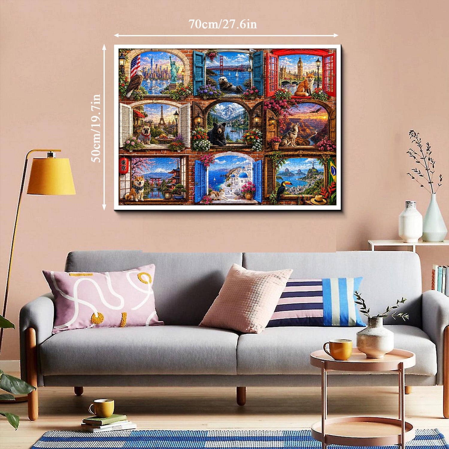 World Panes Jigsaw Puzzle 1000 Piece