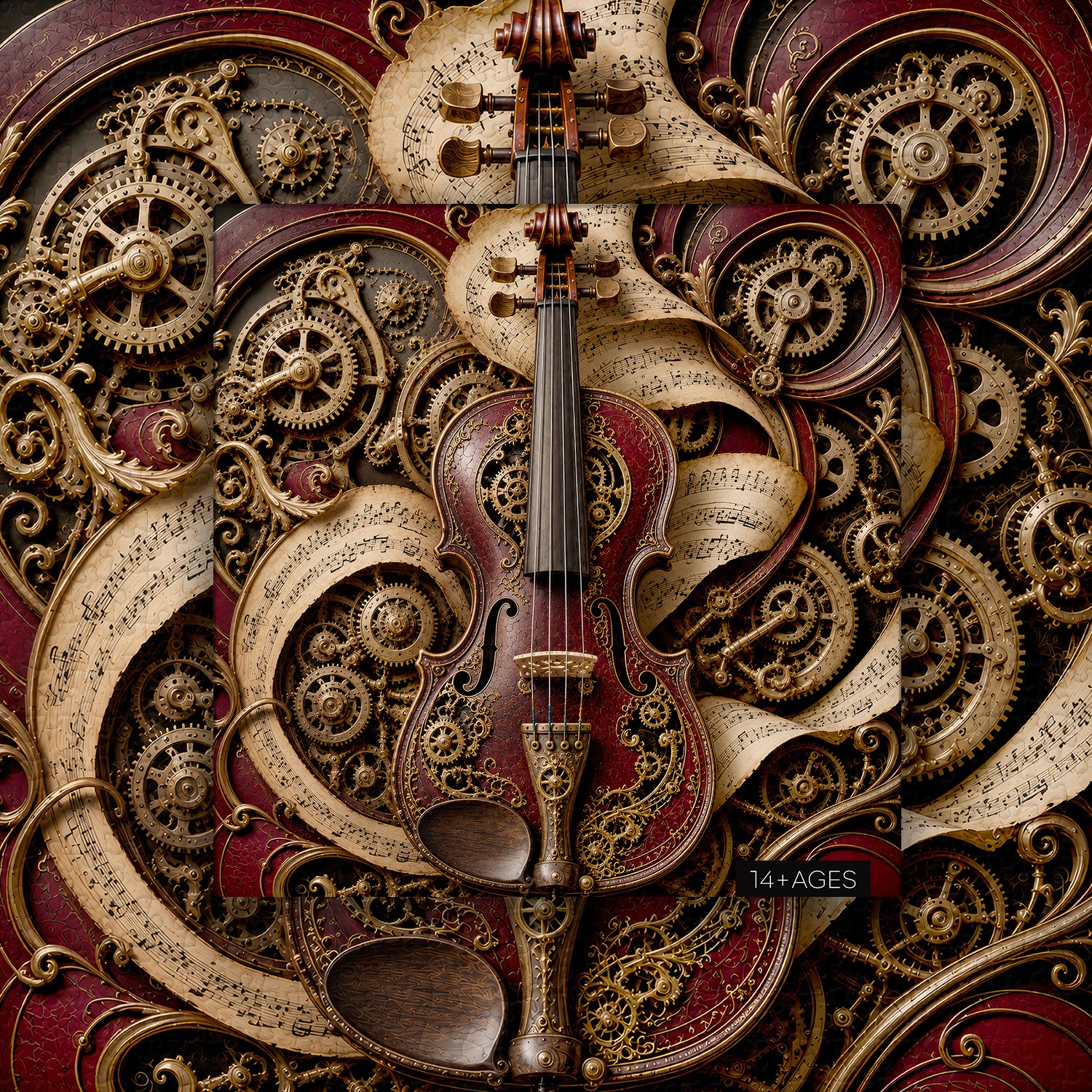 Antique Cog Symphony Jigsaw Puzzle 1000 Pieces