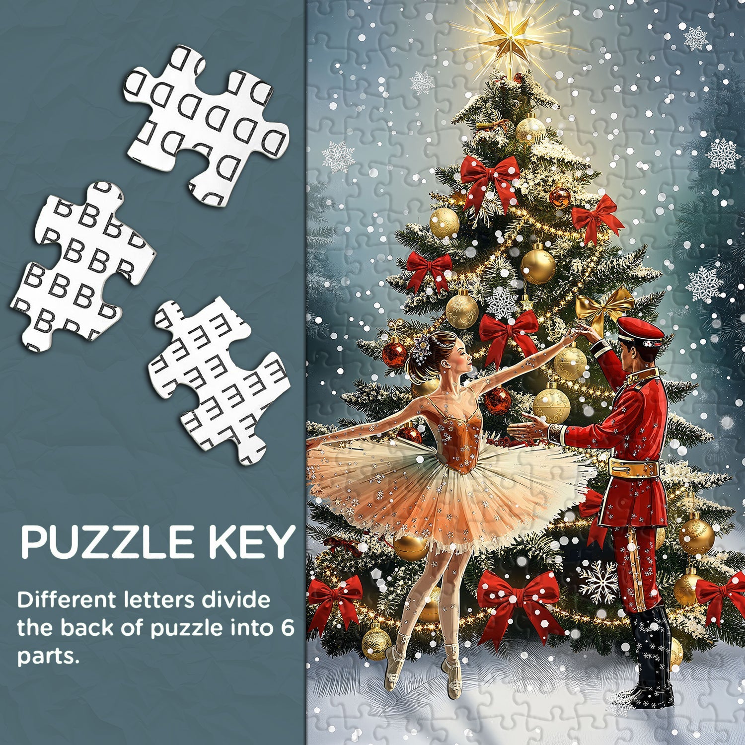 Starry Christmas Dance Jigsaw Puzzle 1000 Pieces