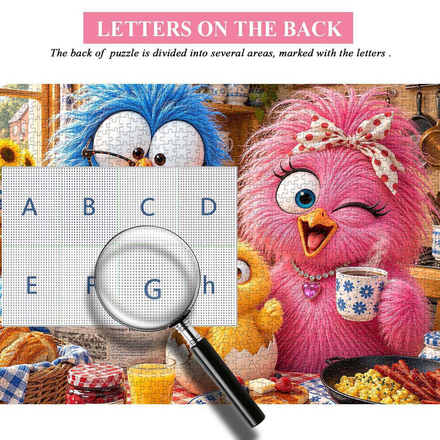 Kitchen Cheer  Jigsaw  Puzzle 1000 Piece