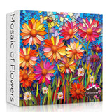 Mosaic of Flowers Jigsaw Puzzle 1000 Pieces