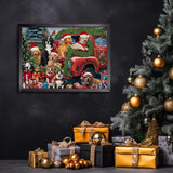 Christmas Puppy Jigsaw Puzzle 1000 Pieces