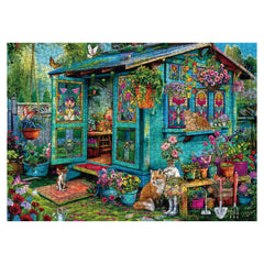 Blumengarten-Puzzle 1000 Teile