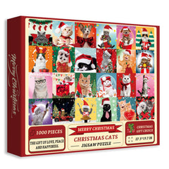 Weihnachtskatzen-Puzzle 1000 Teile