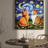 Kittens Under Stars Jigsaw Puzzle 1000 Pieces