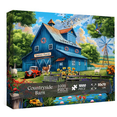 Puzzle en bois de la campagne 1000 pièces