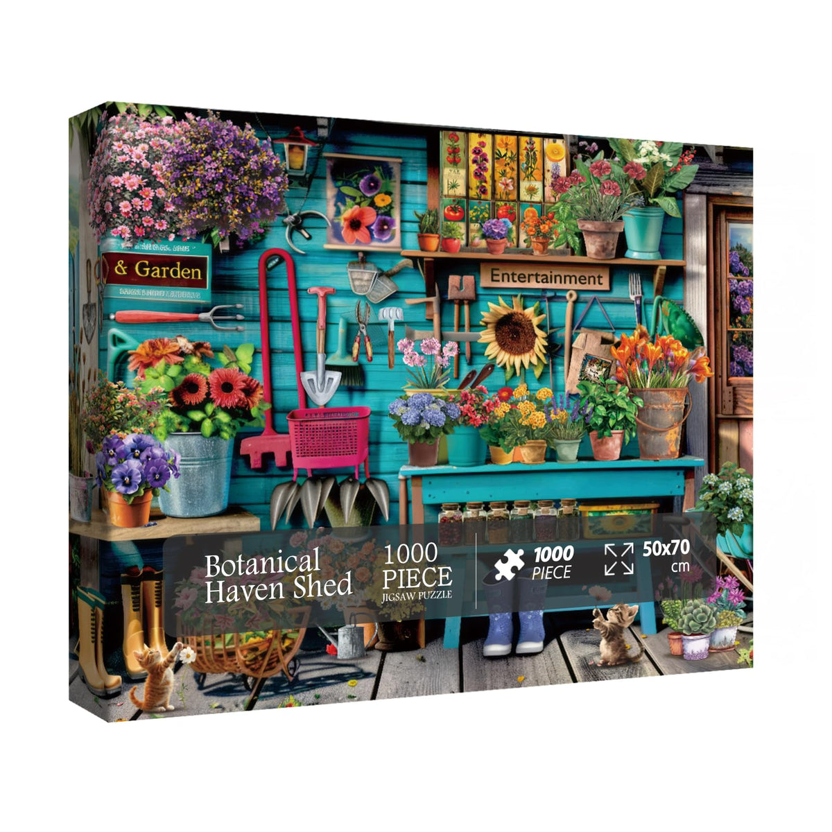 Puzzle en bois "Haven Botanique" 1000 pièces