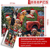 Christmas Puppy Jigsaw Puzzle 1000 Pieces