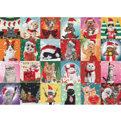 Weihnachtskatzen-Puzzle 1000 Teile