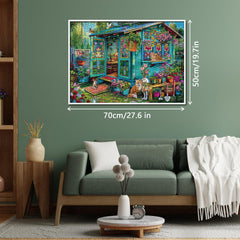 Blumengarten-Puzzle 1000 Teile