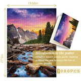 Moraine Lake Landscape Jigsaw Puzzle 1000 Pieces