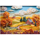 Golden Countryside Jigsaw Puzzle 1000 Pieces