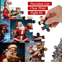 Lustiges Weihnachts-Puzzle mit 1000 Teilen