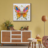 Rainbow Petal Butterfly Jigsaw Puzzle 1000 Pieces