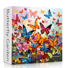 Puzzle en bois de jardin de papillons 1000 pièces