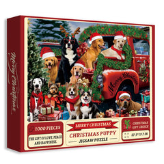 Puzzles en bois d'animaux de Noël 1000 pièces