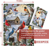 Christmas Birds Jigsaw Puzzle 1000 Pieces